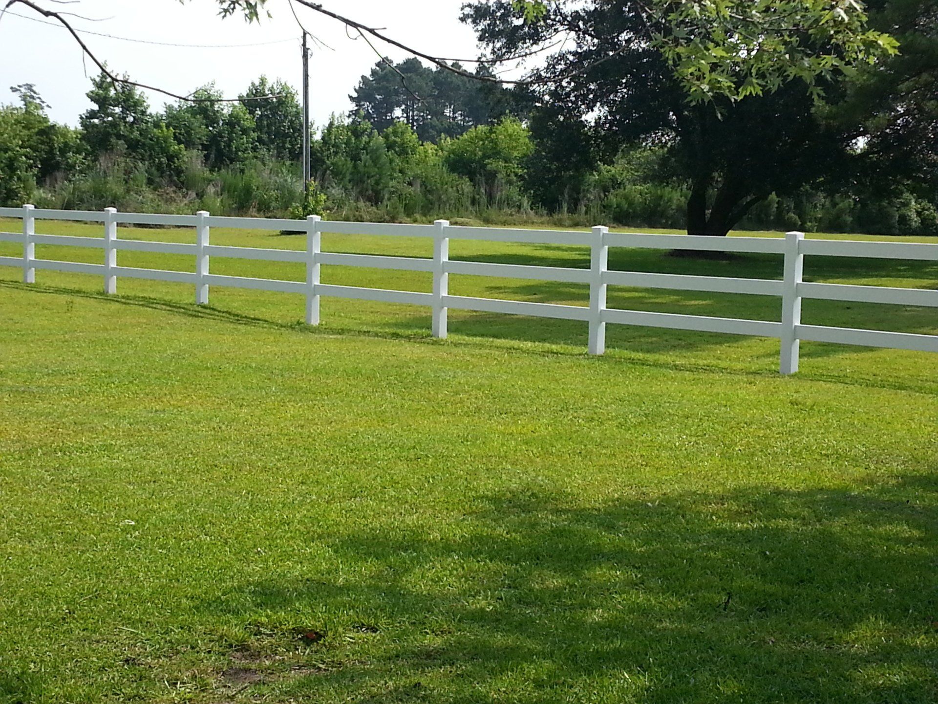 Vinyl Post Rail Fences Wilmington NC T D Custom Fences Decks